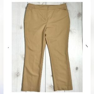 Chico's So Slimming Tan Khaki Chino Dress Pants Size 3